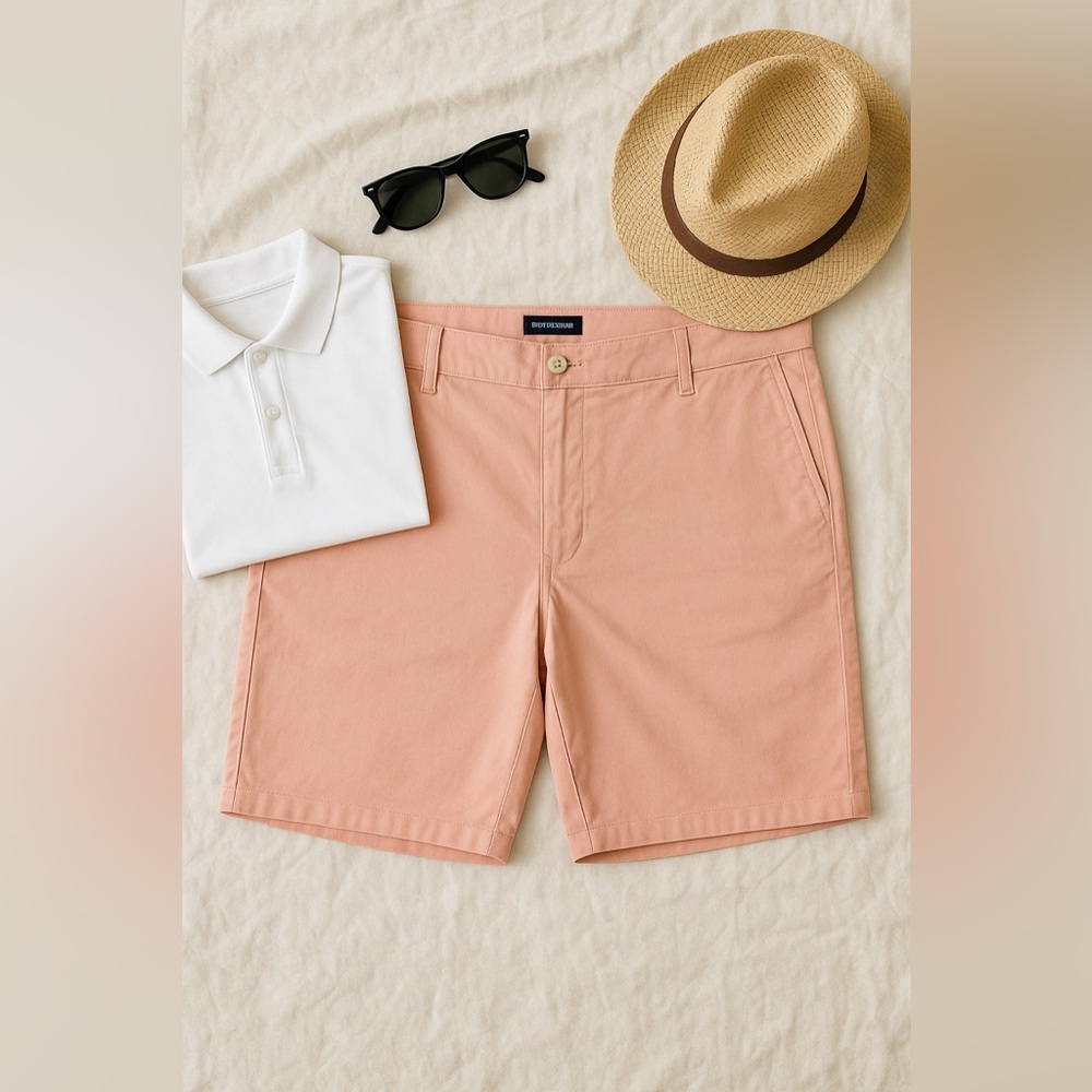 Ben Sherman Soft Pink Stretch Shorts Men’s Size 36